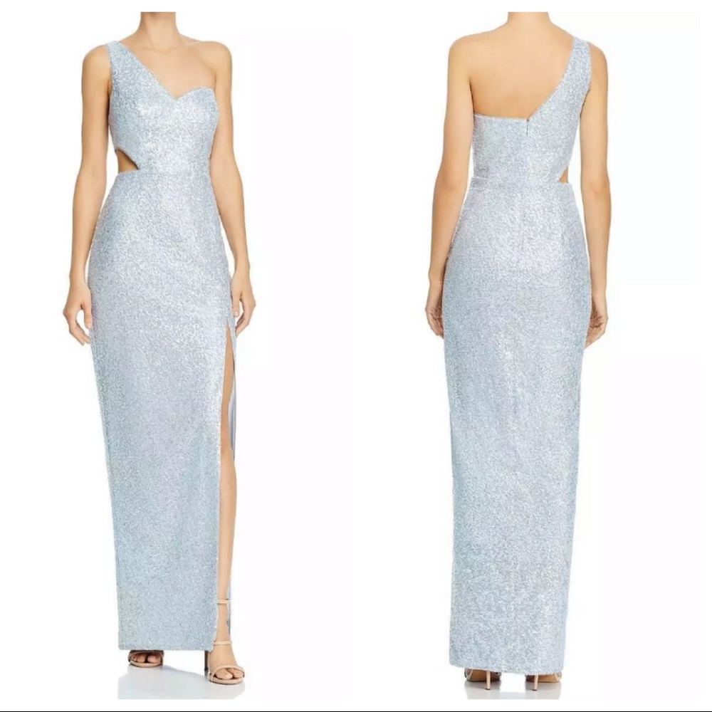 Sequin Cut-Out Gown